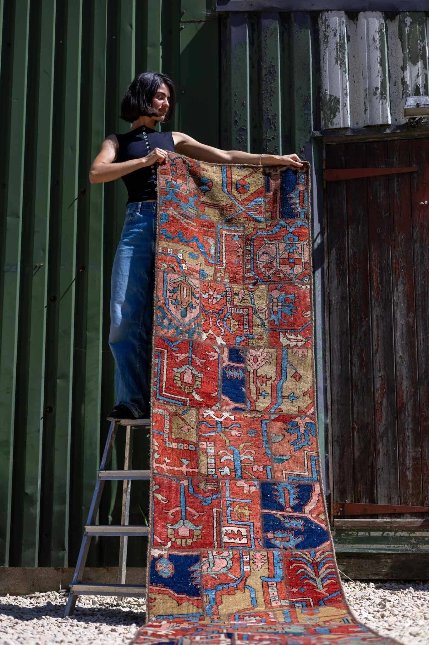 Heriz 'Tree of life' Pictorial Rug, Early 20th Century